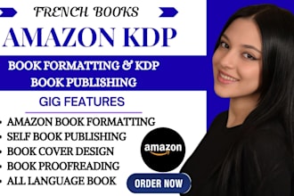 french book formatting amazon kdp french self help kdp book publishing