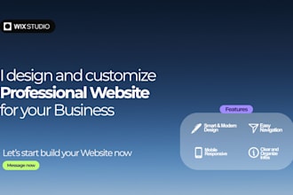 create wix website design and redesign wix website