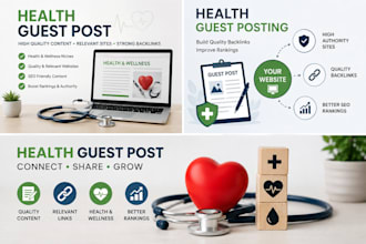 provide health guest posts and health articles