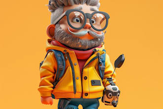 draw cartoon, comic illustrations and mascot characters