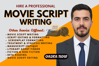 write a movie script screenplay screenwriting film script screenplay formatting