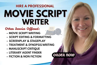 write a compelling movie screenplay or film script