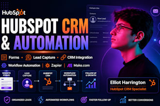 connect your website forms to hubspot CRM and automate lead capture