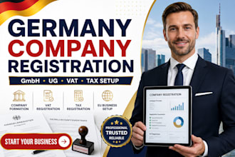 do germany company formation vat registration virtual office address ugh gmbh