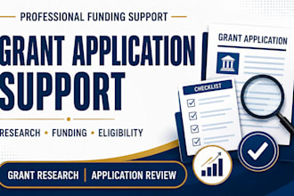 research grants and provide professional application support
