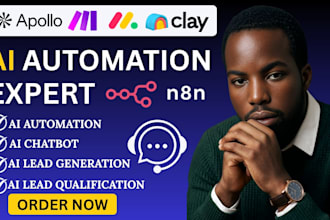 build n8n ai agent automation, ai chatbot for lead qualification and appointment