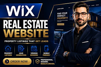 build a wix real estate website with property listings