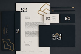 design corporate stationery and letterhead branding