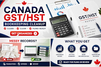 clean up your canada gst hst records, prepare them for filing and freelance tax