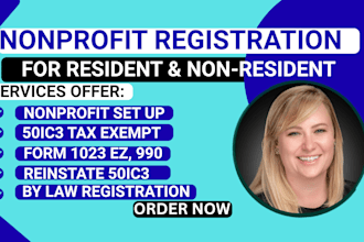 do nonprofit registration, 501c3 tax exempt, 1023, ein and 990