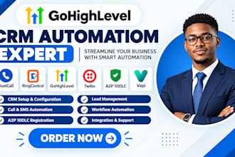 setup justcall ringcentral gohighlevel twilio a2p 10dlc vapi make sms automation