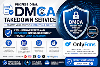 remove leaked and copyright infringing content with dmca takedown