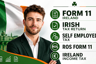 prepare irish form 11 tax return for self employed freelancers and professionals
