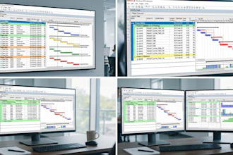 develop a construction schedule for you in primavera p6