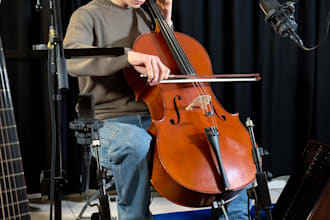 record professional cello for your song, film or video