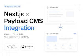 build a modern website using next js and payload cms