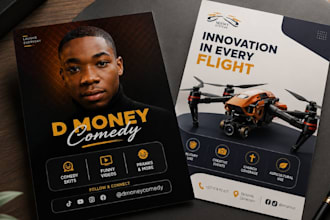design a professional social media flyer for your business