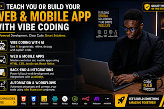 build your web app or teach you vibe coding with cursor ai
