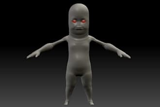 mold 3d mashroom warrior,stylized fantasy character,tripo al,creatures in zbrush