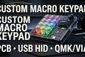 design programmable macro keypad pcb with rp2040 and qmk