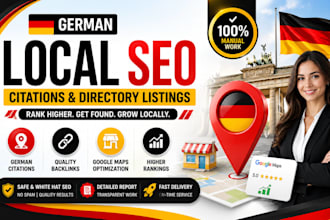 do german local SEO, citations, and backlinks for google maps