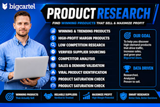 do winning product research for your bigcartel store