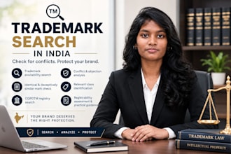 conduct a thorough trademark search for registration in india