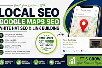 boost local rankings, google maps, white hat strategies and link building SEO