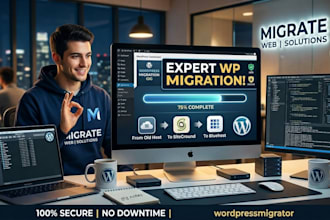 migrate your wordpress site to a new host with zero downtime and free SSL