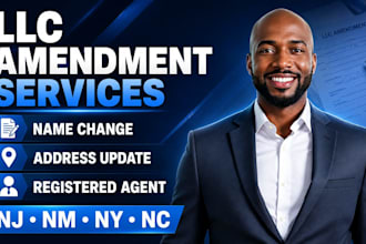 amend new jersey new mexico new york north carolina llc name address and agent