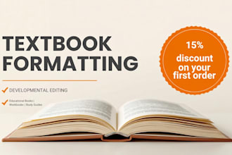 do textbook formatting developmental editing educational books formatting