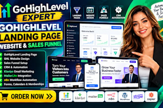 go high level expert gohighlevel landing page ghl expert klaviyo mailerlite n8n