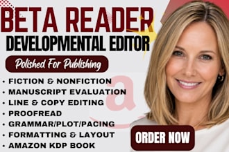 developmental book editor, proofread fiction novel, nonfiction memoir, self help