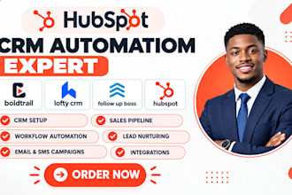 setup real estate crm boldtrail lofty crm follow up boss hubspot CRM automation
