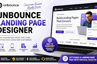 design a high converting unbounce landing page