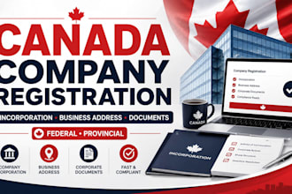 do canada company registration, incorporation, business address and documents