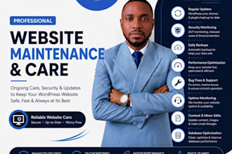 deliver professional wordpress maintenance, security care and performance tuning