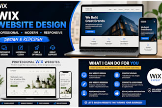design a professional wix website