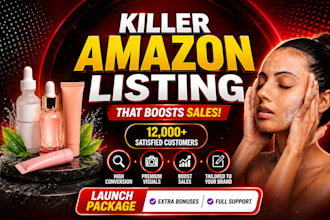 do amazon listing images design, amazon infographic and product listing images