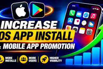 increase IOS app install, aso mobile app promotion, app marketing game promotion