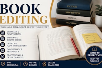 professionally edit and critique your book