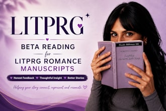 be your professional beta reader for litprg and romance manuscripts