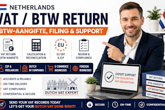 netherlands vat dutch btw aangifte return filing icp  review and support