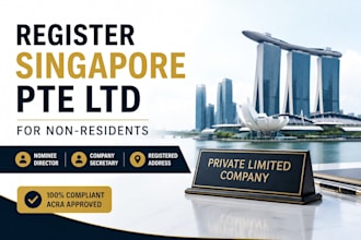 register singapore pte ltd with nominee director and secretary for non residents