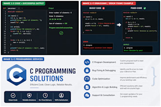 write and debug c programs for you