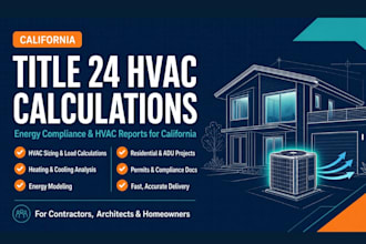 create title 24 hvac reports, energy modeling and load calculations