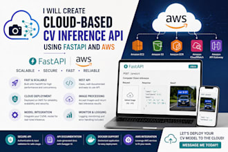 create cloud based CV inference API using fastapi and AWS