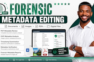 analyze forensic metadata for documents, images, pdfs and digital files