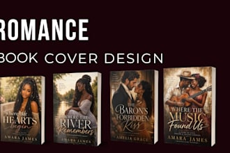 design a professional christian romance book cover for KDP