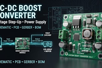design boost converter pcb dc dc power supply and power electronics voltage pcb